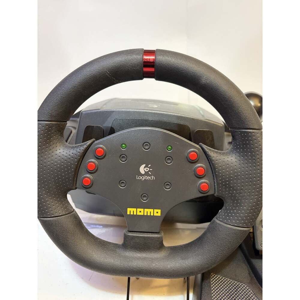 Logitech MOMO Racing Force Wired Programmable Racing Wheel & Pedals - Picture 3 of 7